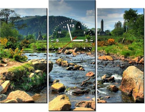 90CM 70 ZEGAR 3 ELEM W DOLINIE GLENDALOUGH SCIENNY DRUK na Arena.pl