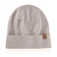 Betlewski Czapka damska wywijana dwuwarstwowa wygodny materiał ciepła