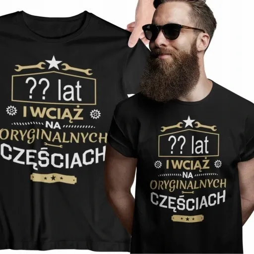 ORYGINALNA KOSZULKA NA URODZINY DOWOLNY WIEK 16-99 zdjęcie 1