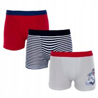 Majtki Bokserki Chłopięce Młodzieżowe Dopasowane Wygodne 3-PAK MORAJ 98-104