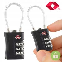 KŁÓDKA NA SZYFR WODOODPORNA DO WALIZKI BAGAŻU ZAMEK SZYFROWY DO FURTKI