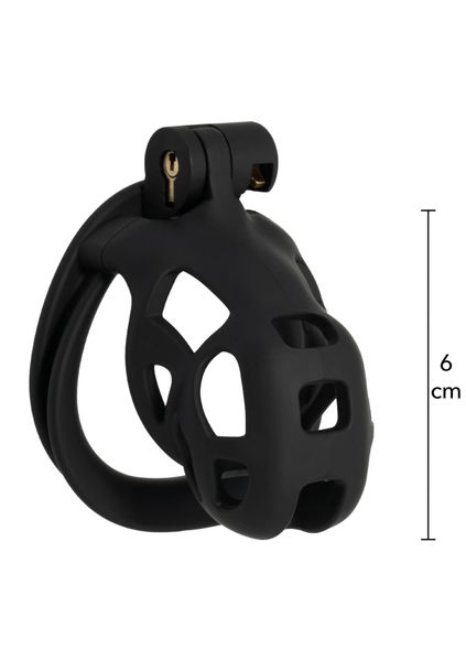 Penis Prison Cock Cage Short Black zdjęcie 4
