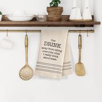 bawełniany ręcznik kuchenny o gofrowej fakturze z wyszywanym