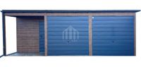 Garaż blaszany 9x4,5m + wnęka - 2x brama - drzwi -2x okno - rynna  SO140