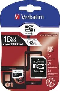 Verbatim 16GB Micro SD (HC) CLASS 10 WITH ADAPTOR na Arena.pl