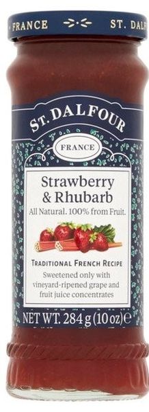 ST. DALFOUR Owocowa Rapsodia truskawka i rabarbar 284 g zdjęcie 1