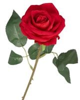 SZTUCZNE KWIATY RÓŻE RÓŻA ZAMSZOWA WELUROWA 46CM