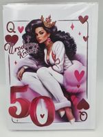 karnet XL URODZINY KRÓLOWEJ 50 KXL-164