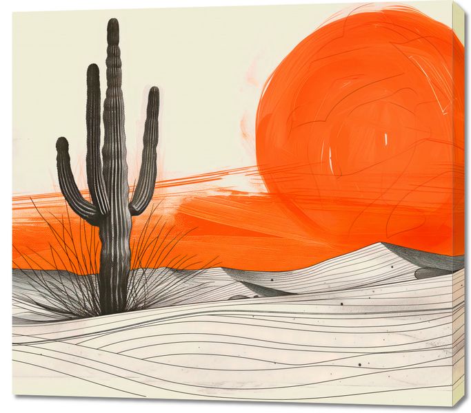 Obraz 100x90cm Kaktus Saguaro zdjęcie 1