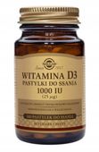 Solgar Witamina D3 1000 j.m. 100 past. do ssania