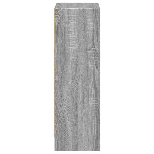 Regał, szary dąb sonoma, 40x24x76 cm, materiał drewnopochodny na Arena.pl