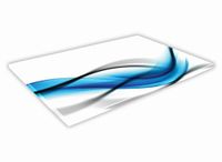 SZKLANA DESKA KUCHENNA 30x20 256a Niebieska wstęga