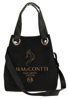 Torebka Damska Listonoszka Worek Shopper Miejska Duża na Ramię JY505 Czarna