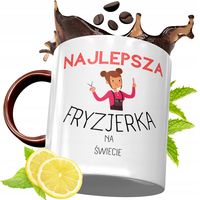 Kubek Bordowy Dla Fryzjera Na Urodziny Prezent Z Nadrukiem Ze Zdjęciem