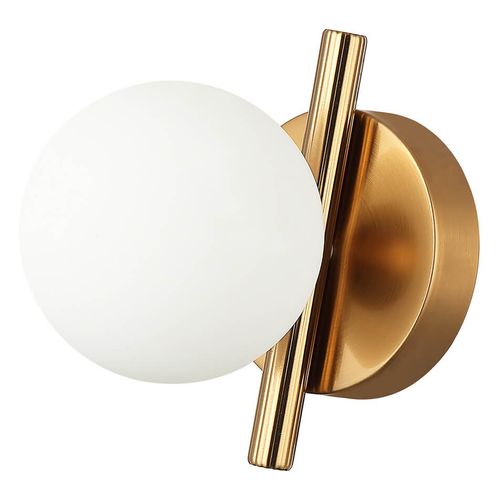 Ścienny kinkiet Reverso WL-5622-1-BRO-W szklany mosiądz na Arena.pl