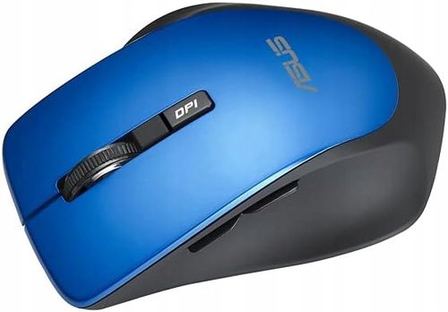 Mysz bezprzewodowa ASUS WT425 Blue Niebieska Cicha Optyczna 1600D DOM BIURO na Arena.pl