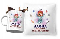 Zestaw Dla Jagny Poduszka + Kubek Dla Dziecka Z Nadrukiem Ze Zdjęciem