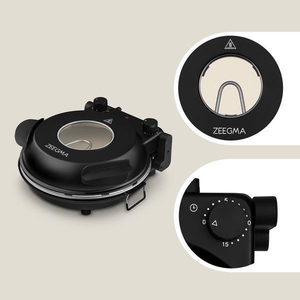 PIEC DO PIZZY 400°C Kamienny Domowy piecyk PIZZA PIECYK 1200W Termostat zdjęcie 16