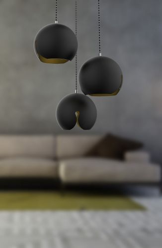 Lampa wisząca 3xE27 MALAGA BLACK 403 na Arena.pl