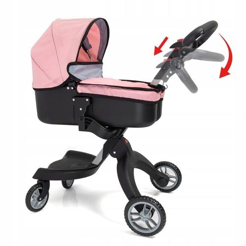 Nowoczesny stylowy wózek dla lalek głęboki gondola Starli na Arena.pl