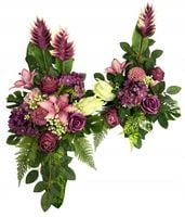 STROIK NAGROBNY 2W1 KOMPOZYCJA KWIATOWA BUKIET DO WAZONU ZESTAW