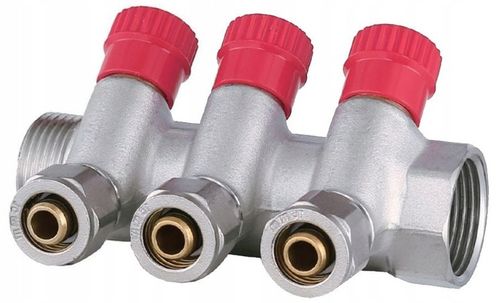 X-HOME ROZDZIELACZ PEX 1” x 16 mm 3 OBWODY SEKCJE CWU DO WODY CIEPŁEJ MONO na Arena.pl