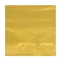 serwetka  33x33 złota 20szt   sj0015