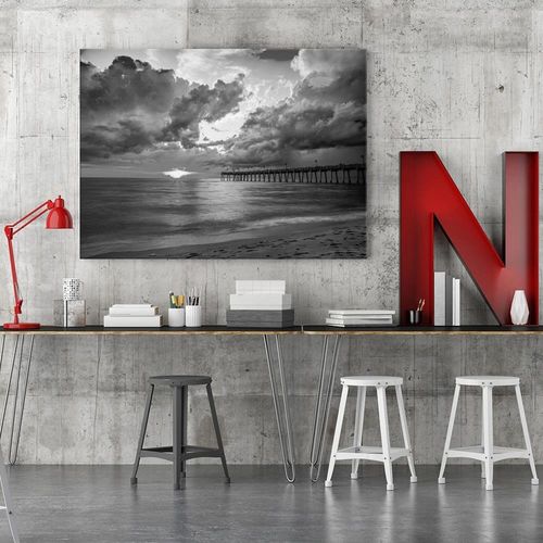 Obraz na płótnie - Canvas, Molo i zachód słońca 2 90x60 na Arena.pl