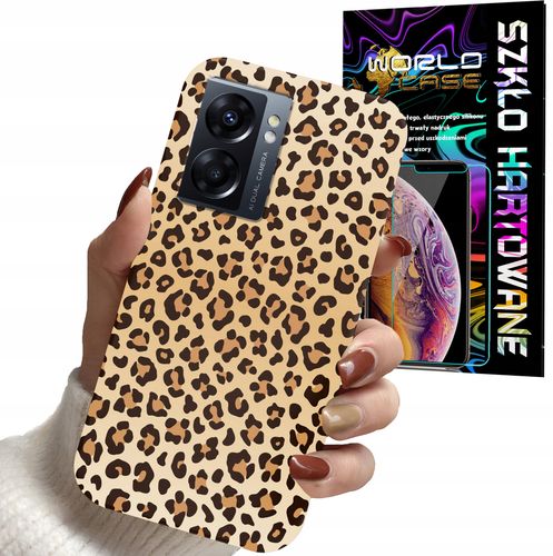 ETUI DO OPPO A57 A57S A77 - PANTERKA WZORKI MODNE WZORY DLA KOBIET + SZKŁO na Arena.pl