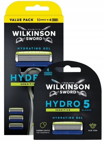 Wilkinson Hydro 5 Sensitive maszynka, 1+ 8 wkładów zdjęcie 1