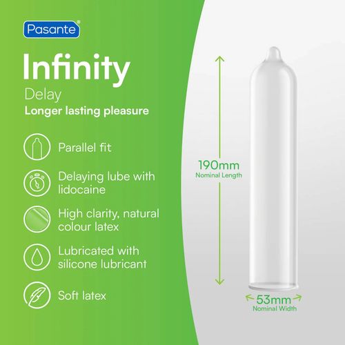 pasante delay/infinity condoms 12 pcs na Arena.pl