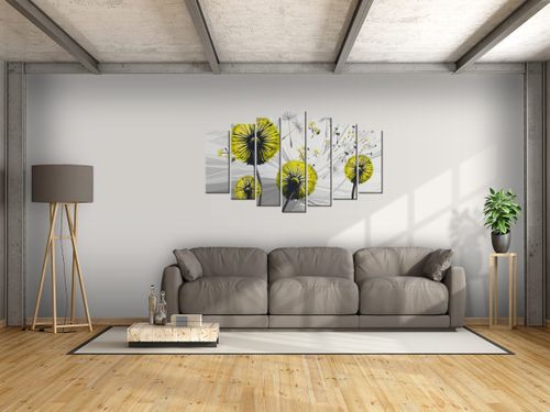Obraz Żółte dmuchawce 140x80 canvas na Arena.pl