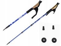 Kije Trekkingowe 3-Segmentowe Składane Kijki Nordic Walking Korek Korkowe