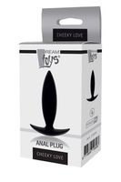 korek analny smukły cheeky love ekstra mały czarny dream toys