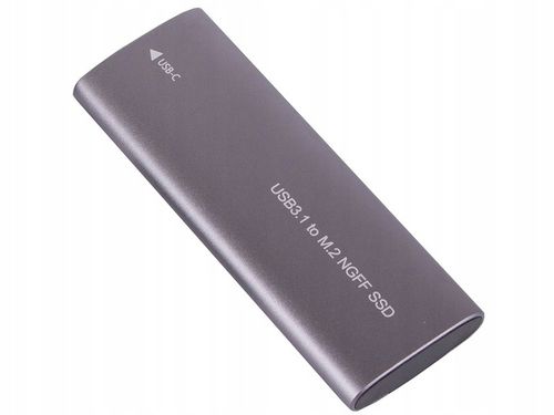 OBUDOWA ADAPTER DYSKU KIESZEŃ M.2 SATA NGFF USB 3.1 USB TYP-C na Arena.pl