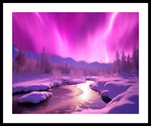 Plakat 50x40cm Aurora Nad Niebiem na Arena.pl