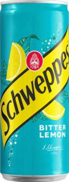 SCHWEPPES Bitter Lemon Puszka Wysoka 330m zdjęcie 1