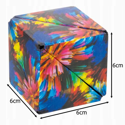 KOSTKA MAGNETYCZNA 3D FIDGET MAGIC CUBE ANTYSTRESOWA ZABAWKA 72 KSZTAŁTY na Arena.pl