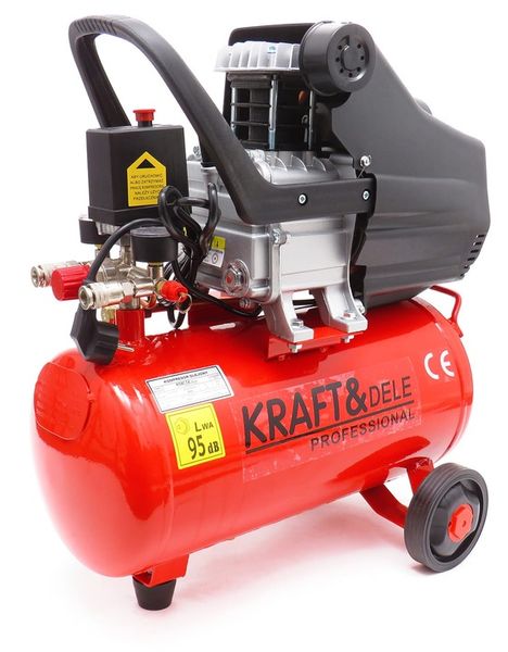 KOMPRESOR OLEJOWY SPRĘŻARKA 24L 230V 8BAR 205L/MIN zdjęcie 8