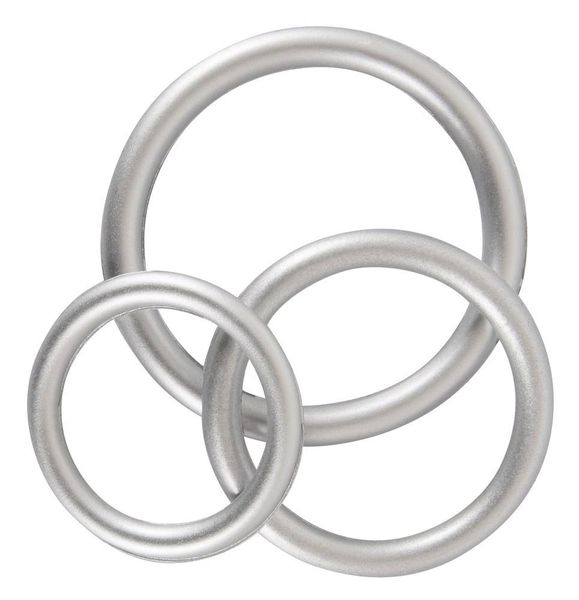 Metallic Silicone Cock Ring Se zdjęcie 10