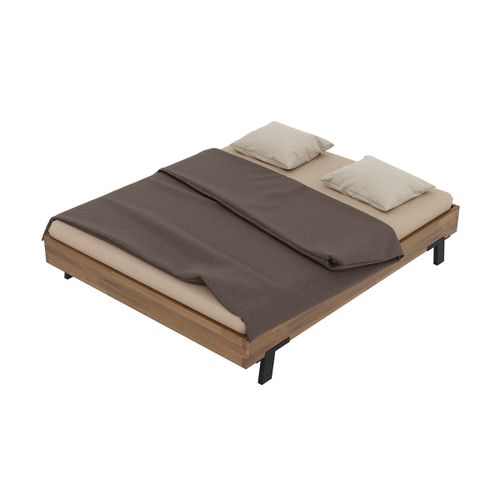 Łóżko dębowe MONA orzech 160x200 na Arena.pl