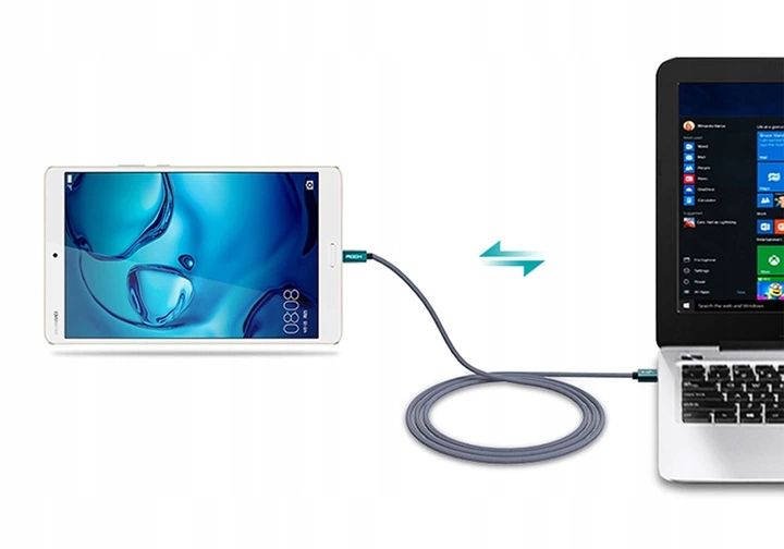 Kabel Rock Micro Usb Ładowarka Nokia Samsung Sony zdjęcie 5
