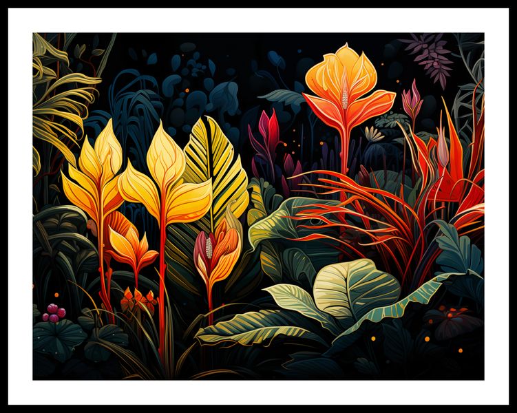 Plakat 65x50cm Tropikalna Symfonia zdjęcie 3