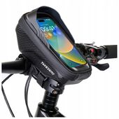 WODOODPORNA SAKWA ROWEROWA TORBA NA RAMĘ PANCERNA Z POKROWCEM NA TELEFON