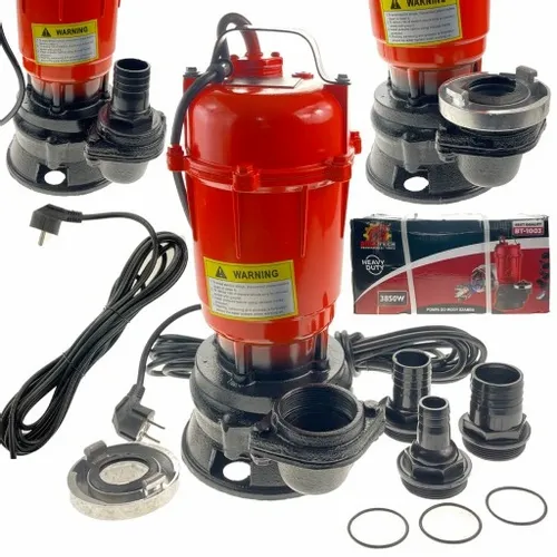 POMPA DO WODY SZAMBA 2'' 3850W ZŁACZKI FASTFIX na Arena.pl