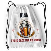 Plecak Dla Niny Szkolny Worek Torba Z Nadrukiem Ze Zdjęciem