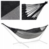 HAMAK ogrodowy PREMIUM duży ŻAKARDOWY turystyczny HUŚTAWKA max 400kg BUJAK