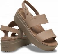 Damskie Sandały Crocs Brooklyn Low Wedge 206453 Na Koturnie 39-40