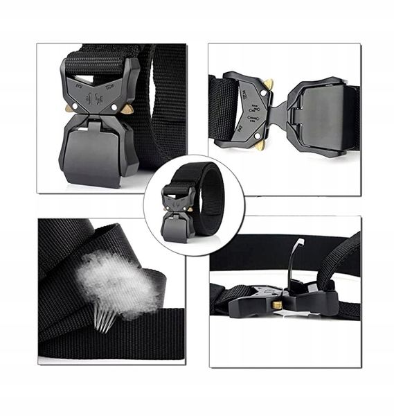 Pasek Pas Parciany Taktyczny Wojskowy Qr Survival zdjęcie 8