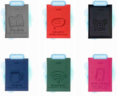 Kalendarz TYGODNIOWY TERMINARZ A6 2026 twój NAPIS DLA LEŚNICZEGO na Arena.pl